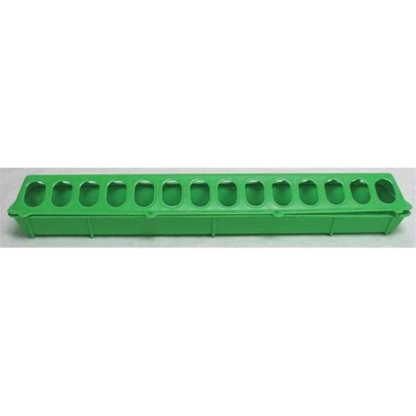 Miller Mfg Miller Mfg Co Inc Flip-top Poultry Feeder- Lime Green 20 Inch - 820LIMEGREEN 957684 - main